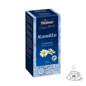 Meßmer Classic Moments Kamille, Kräutertee, Teebeutel im Kuvert, 2. Entnahmefach/displaytauglich, 37,5g